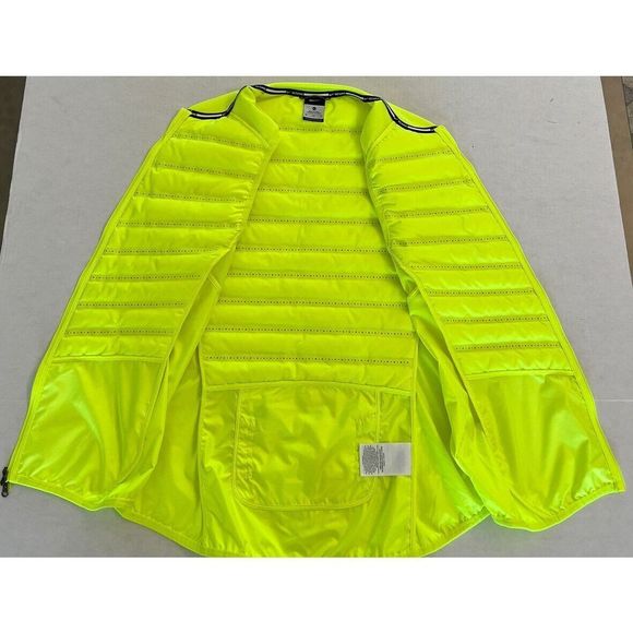 Nike 686199-702 Womens Sz XL Aeroloft 800 Down Running Vest Volt Yellow NEW $180 - Picture 3 of 8